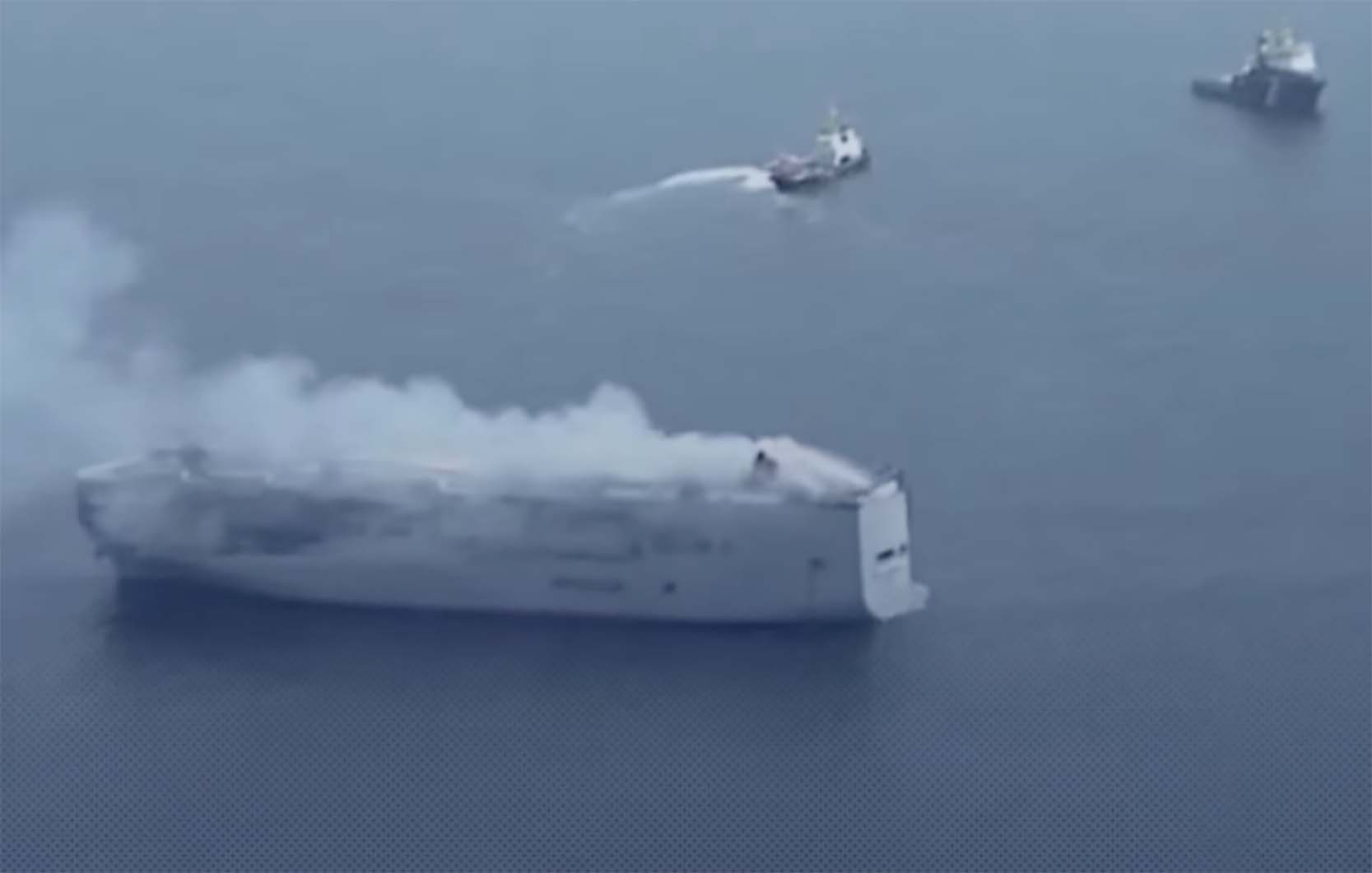 احتراق سفينة