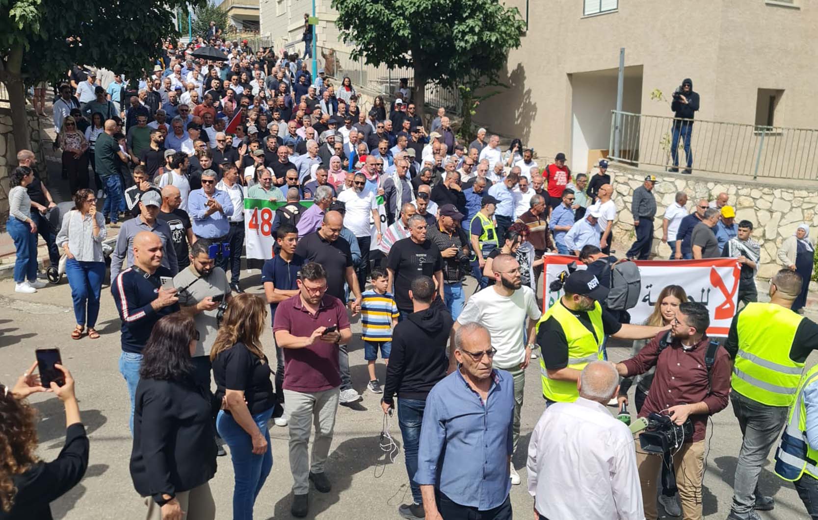 مظاهرة يوم الارض في دير حنا