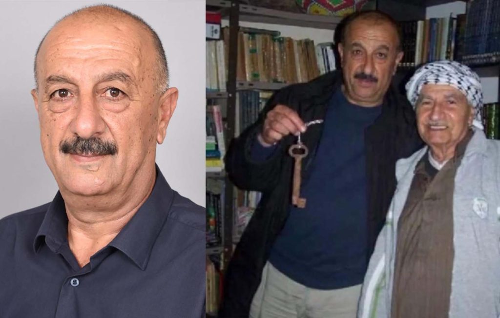 الأستاذ المرحوم رائد جميل عرفات مع والده المرحوم الباحث جميل قاسم عرفات