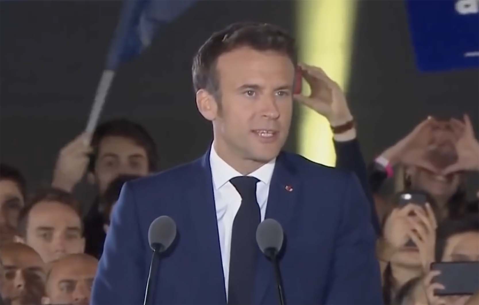 الرئيس الفرنسي إيمانويل ماكرون