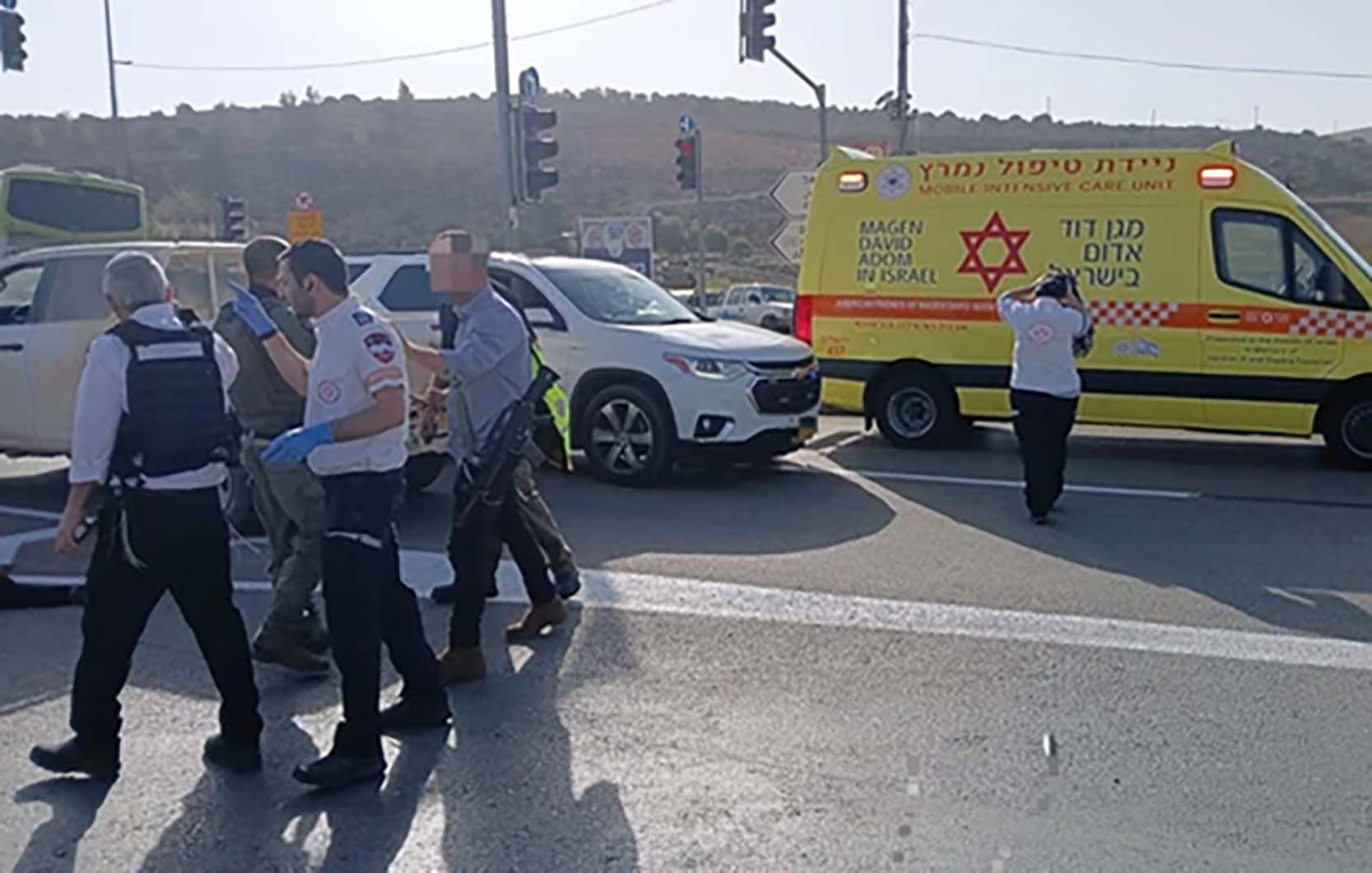 تصوير نجمة داود الحمراء