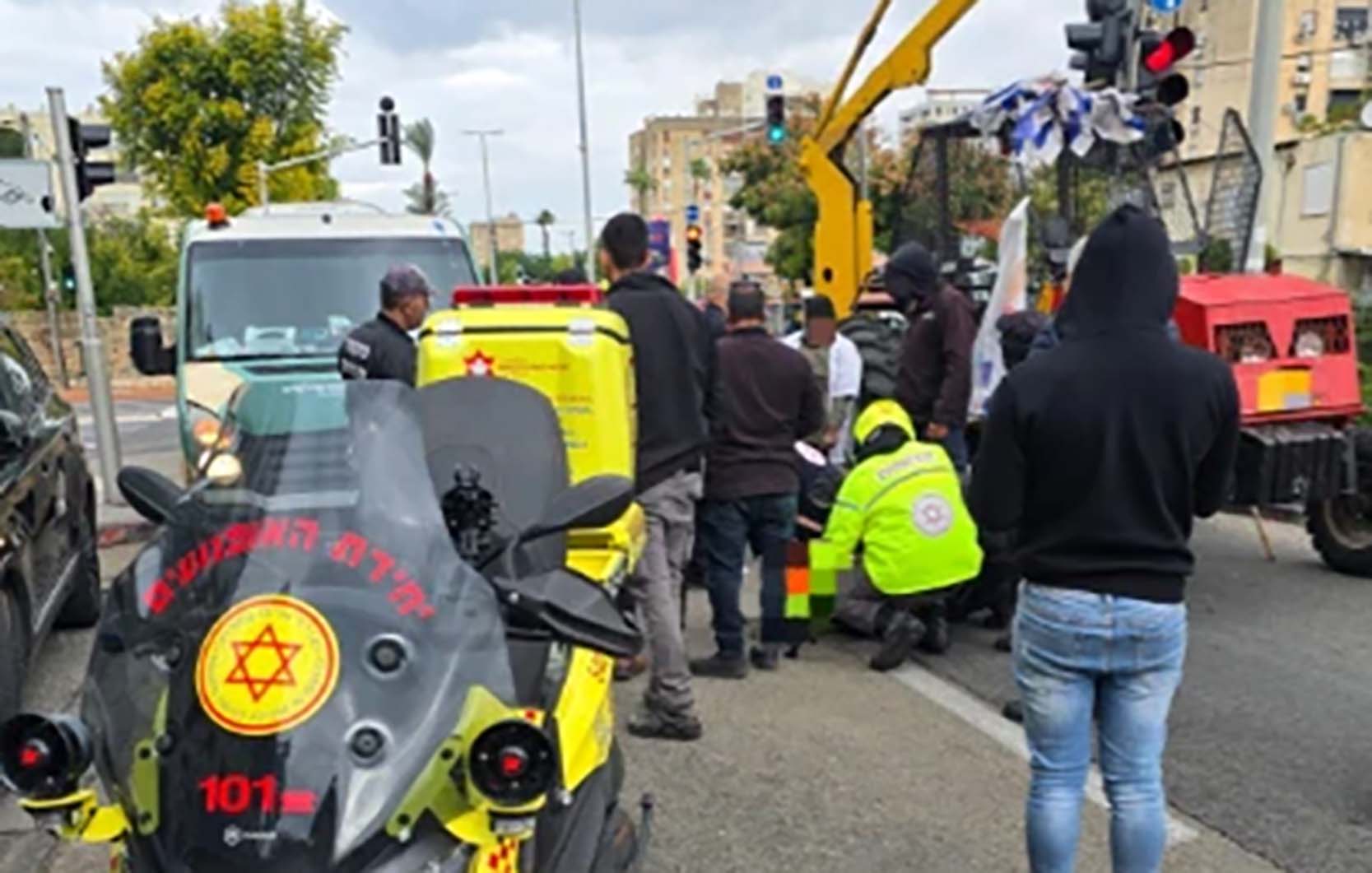 اسعاف في عكا