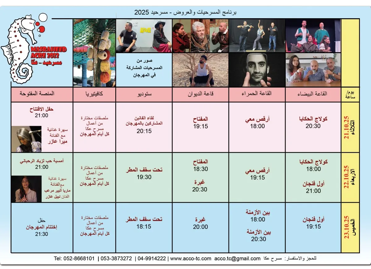 برنامج المهرجان 2025 عربي