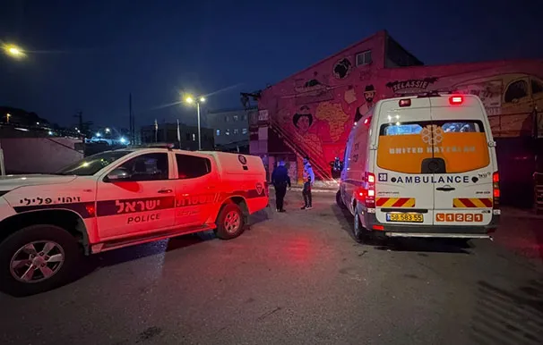 اسعاف وشرطة في القدس تصوير ايحود هتسلاه