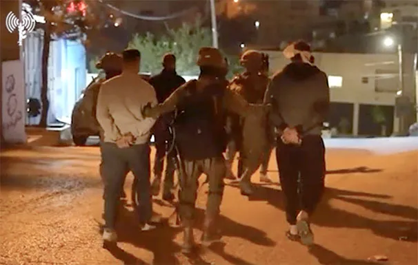 اعتقال في الضفة تصوير الجيش