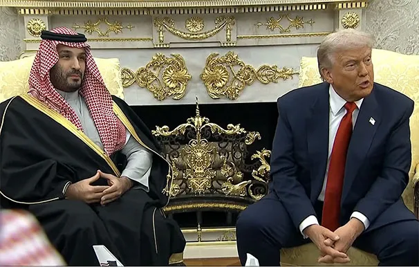 ترامب و ولي العهد السعودي محمد بن سلمان