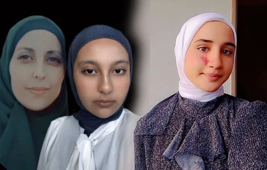 صورة فداء عساف وبنتها