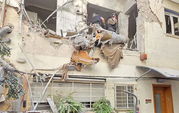 صاروخ ايراني الجبهة الداخلية