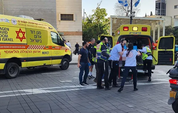 طعن في رمات غان نجمة داوود الحمراء