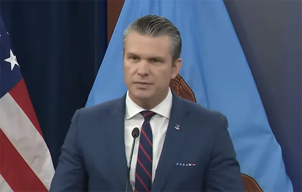 وزير الحرب الأمريكي بيت هيغسيث