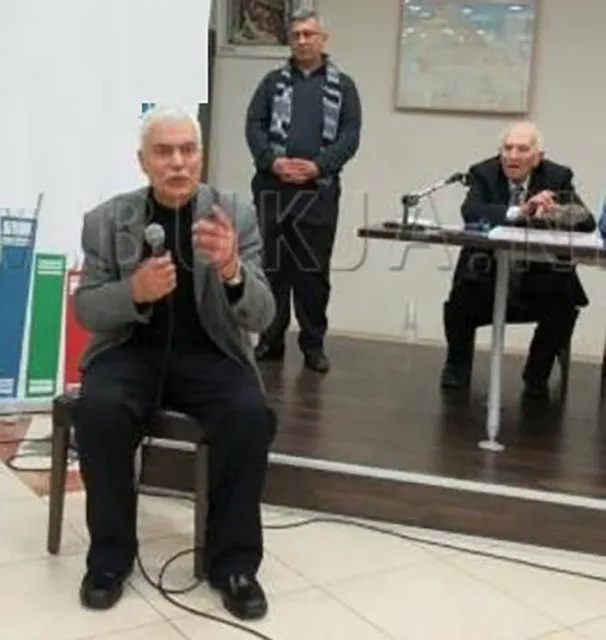 صورة أحمد دحبور وحنا أبو حنا وحسن