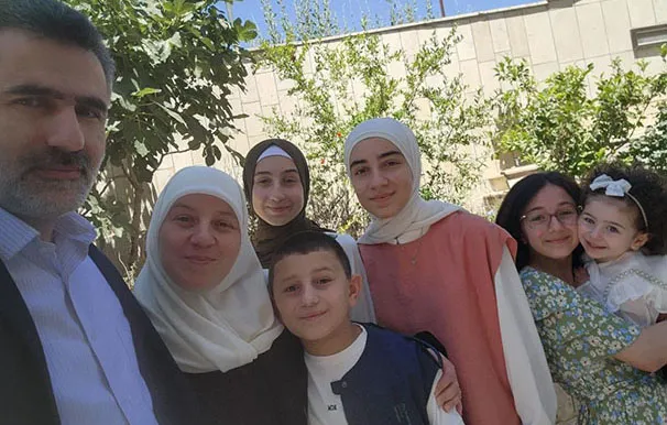 صورة أمجد الحموري عائلية