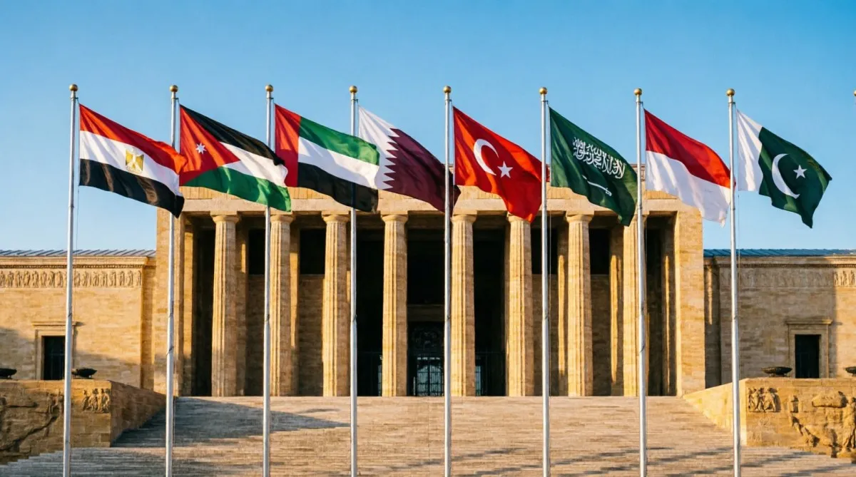 اعلام مصر، الأردن، الإمارات، قطر، السعودية، تركيا، إندونيسيا، وباكستان