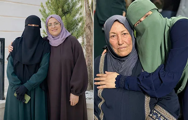 صورة جنى ووالدتها